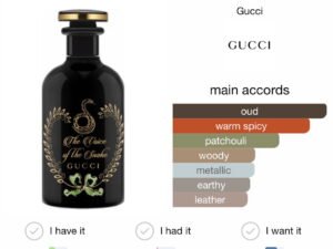 Scent Elixir   Oil  Impression Of Gucci - The Voice Of The Snake