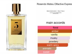 Scent Elixir Oil  Impression Of Rosendo Mateu - NO 5 Floral , Amber , Sensual Musk
