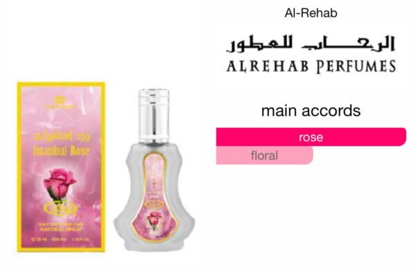 Scent Elixir Oil Impression Of AlRehab - Instanbul Rose