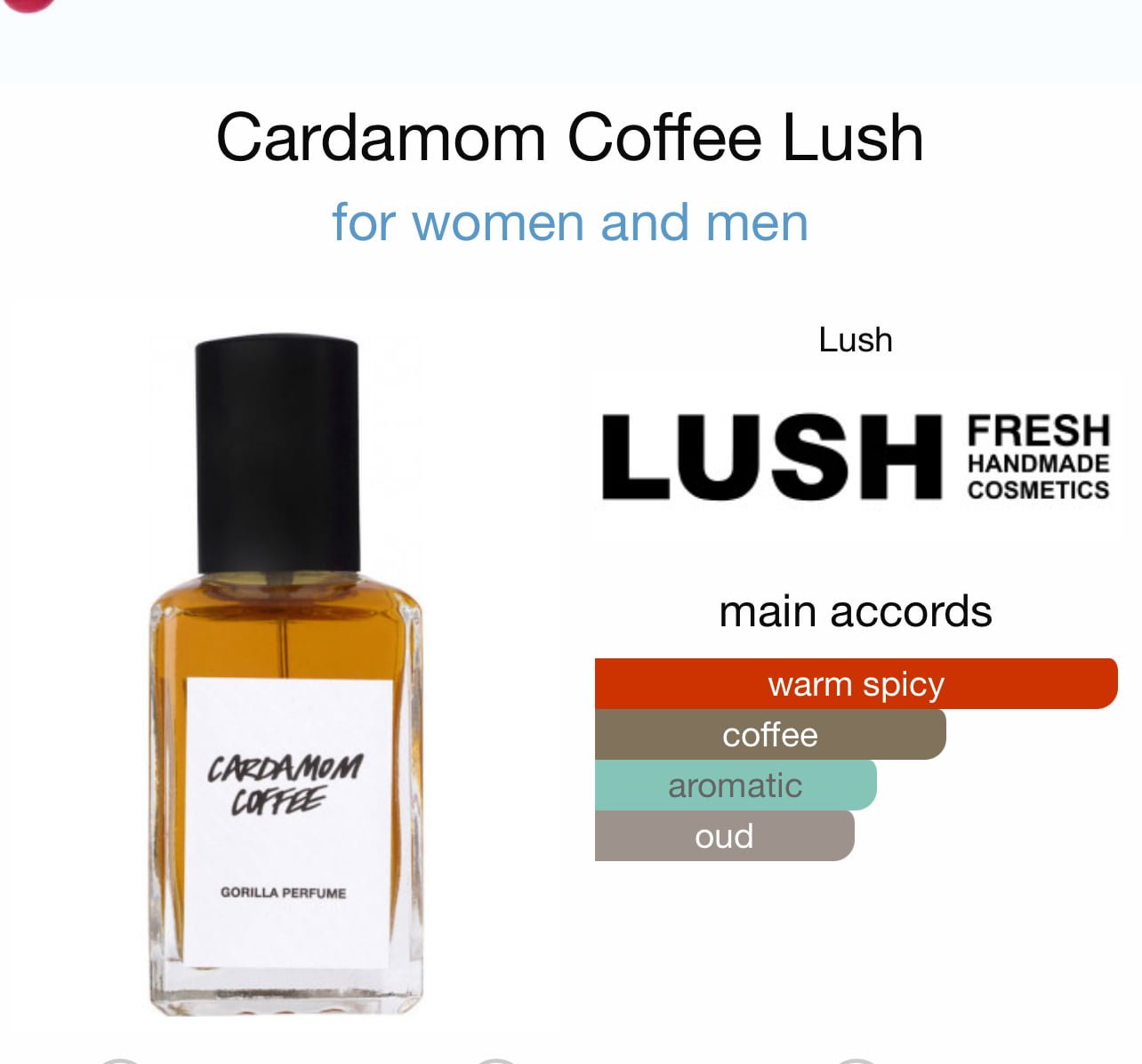 Scent Elixir Oil Impression Of Lush - Cardamom Coffee