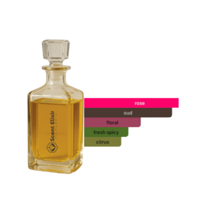 Scent Elixir Oil Impression Of Ahmed Al Maghribi - Oud & Roses (Normal)